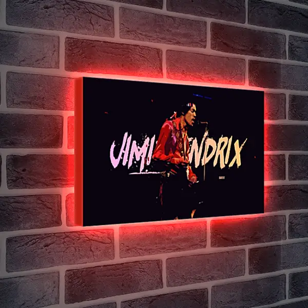 Лайтбокс световая панель - Джими Хендрикс. Jimi Hendrix Лайтбокс световая панель - Джими Хендрикс. Jimi Hendrix