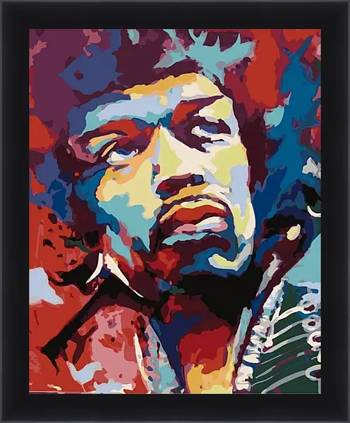 Картина в раме - Джими Хендрикс. Jimi Hendrix Картина в раме - Джими Хендрикс. Jimi Hendrix