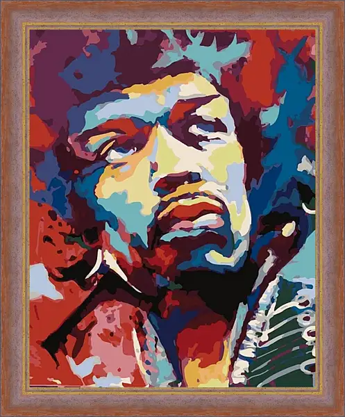 Картина в раме - Джими Хендрикс. Jimi Hendrix Картина в раме - Джими Хендрикс. Jimi Hendrix
