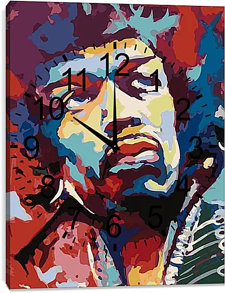 Часы картина - Джими Хендрикс. Jimi Hendrix Часы картина - Джими Хендрикс. Jimi Hendrix