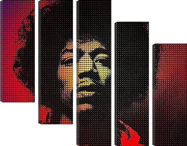 Модульная картина - Джими Хендрикс. Jimi Hendrix Модульная картина - Джими Хендрикс. Jimi Hendrix