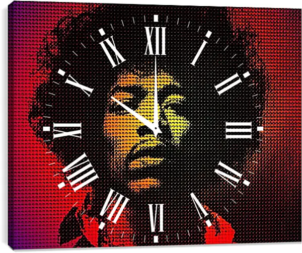 Часы картина - Джими Хендрикс. Jimi Hendrix Часы картина - Джими Хендрикс. Jimi Hendrix