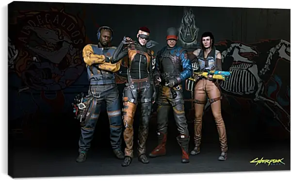Постер на подрамнике - Cyberpunk 2077 Постер на подрамнике - Cyberpunk 2077