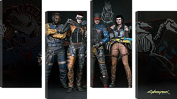 Модульная картина - Cyberpunk 2077 Модульная картина - Cyberpunk 2077