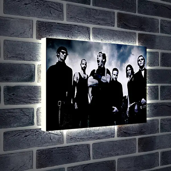 Лайтбокс световая панель - Rammstein (Рамштайн) Лайтбокс световая панель - Rammstein (Рамштайн)