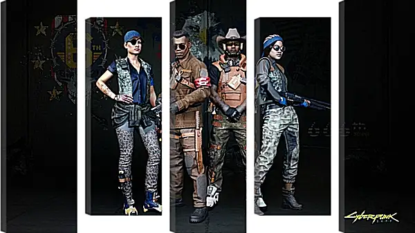 Модульная картина - Cyberpunk 2077 Модульная картина - Cyberpunk 2077