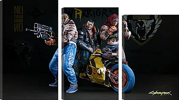 Модульная картина - Cyberpunk 2077 Модульная картина - Cyberpunk 2077