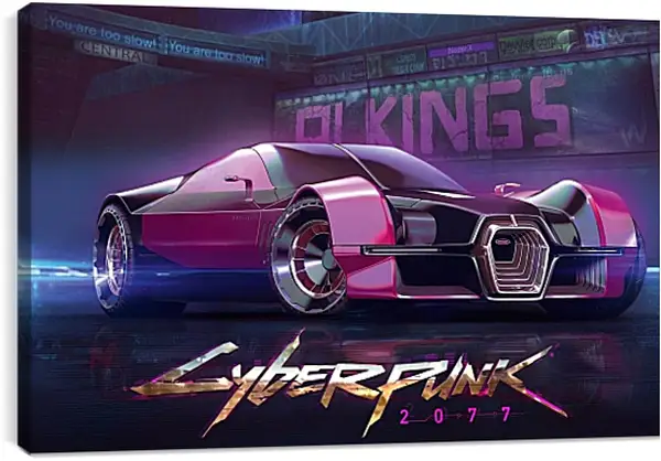 Постер на подрамнике - Cyberpunk 2077 Постер на подрамнике - Cyberpunk 2077
