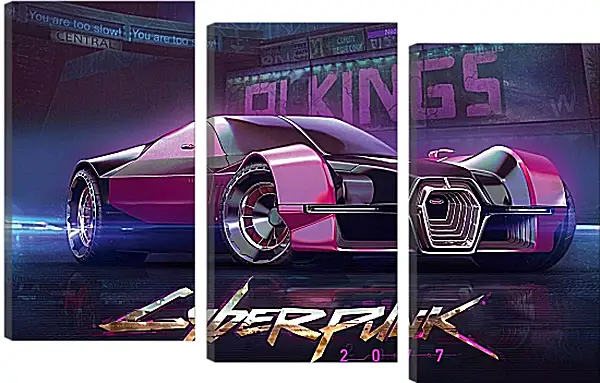 Модульная картина - Cyberpunk 2077 Модульная картина - Cyberpunk 2077