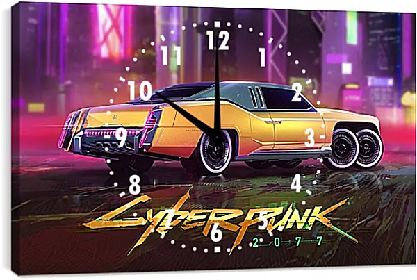 Часы картина - Cyberpunk 2077 Часы картина - Cyberpunk 2077