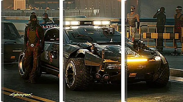 Модульная картина - Cyberpunk 2077 Модульная картина - Cyberpunk 2077