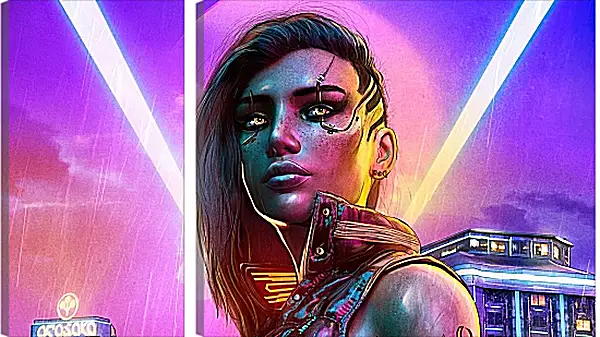 Модульная картина - Cyberpunk 2077 Модульная картина - Cyberpunk 2077