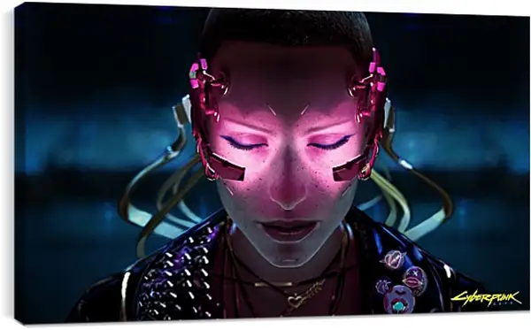 Постер на подрамнике - Cyberpunk 2077 Постер на подрамнике - Cyberpunk 2077