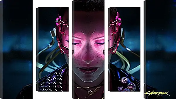 Модульная картина - Cyberpunk 2077 Модульная картина - Cyberpunk 2077
