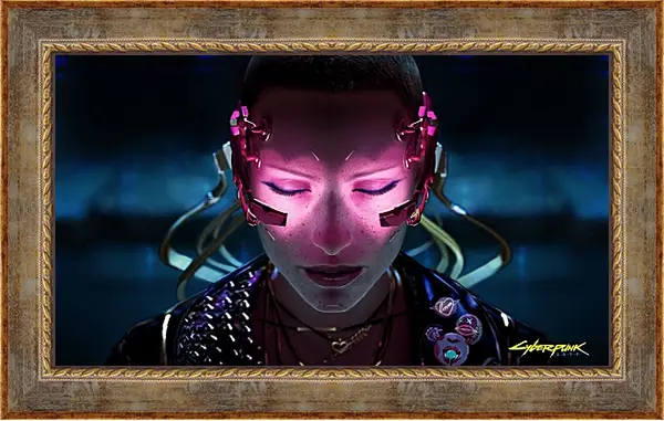 Картина в раме - Cyberpunk 2077 Картина в раме - Cyberpunk 2077