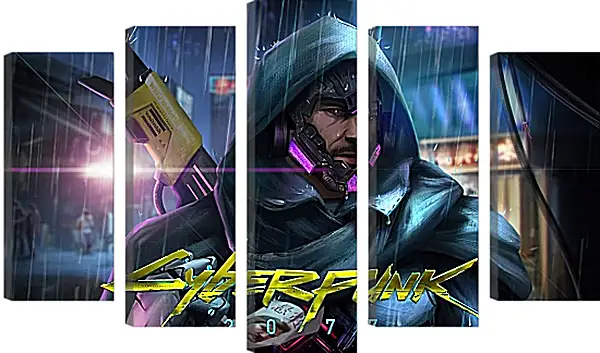 Модульная картина - Cyberpunk 2077 Модульная картина - Cyberpunk 2077