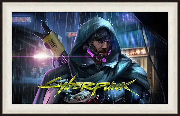 Картина в раме - Cyberpunk 2077 Картина в раме - Cyberpunk 2077