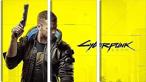 Модульная картина - Cyberpunk 2077 Модульная картина - Cyberpunk 2077