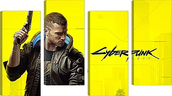 Модульная картина - Cyberpunk 2077 Модульная картина - Cyberpunk 2077
