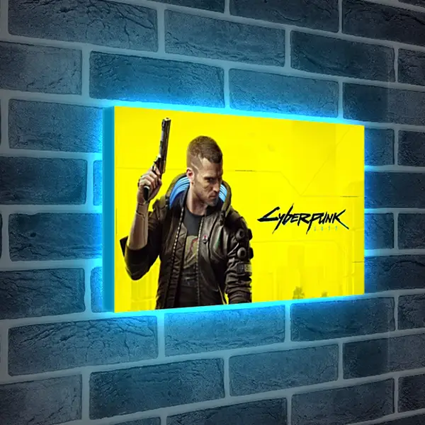 Лайтбокс световая панель - Cyberpunk 2077 Лайтбокс световая панель - Cyberpunk 2077