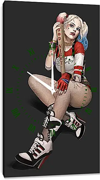 Часы картина - Харли Квинн (Harley Quinn) Часы картина - Харли Квинн (Harley Quinn)