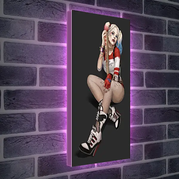 Лайтбокс световая панель - Харли Квинн (Harley Quinn) Лайтбокс световая панель - Харли Квинн (Harley Quinn)