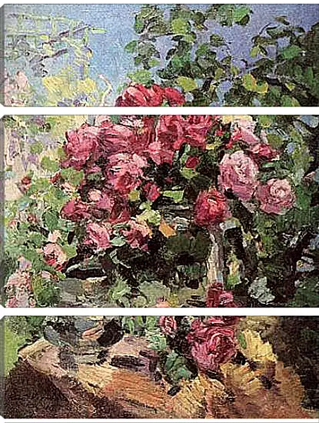 Модульная картина - Цветы. Коровин Константин Модульная картина - Цветы. Коровин Константин