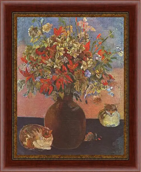 Картина в раме - Nature morte aux chats Картина в раме - Nature morte aux chats