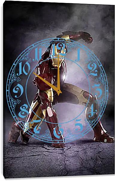 Часы картина - Железный человек. Iron Man Часы картина - Железный человек. Iron Man