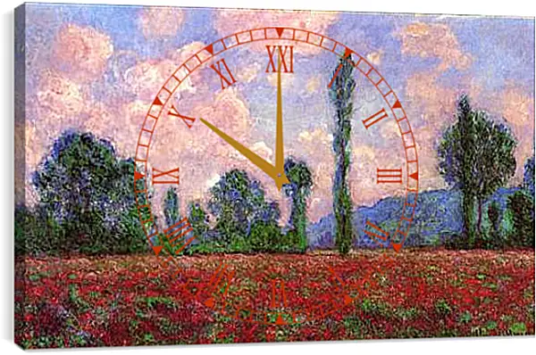 Часы картина - Landscape of Vernon. Клод Моне Часы картина - Landscape of Vernon. Клод Моне