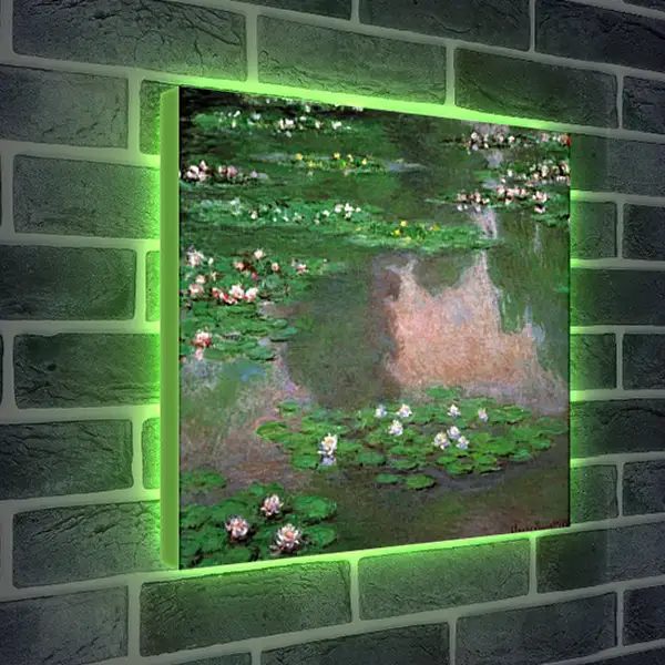 Лайтбокс световая панель - The Water Lillie. Клод Моне Лайтбокс световая панель - The Water Lillie. Клод Моне