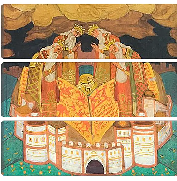 Модульная картина - Книга голубиная Модульная картина - Книга голубиная