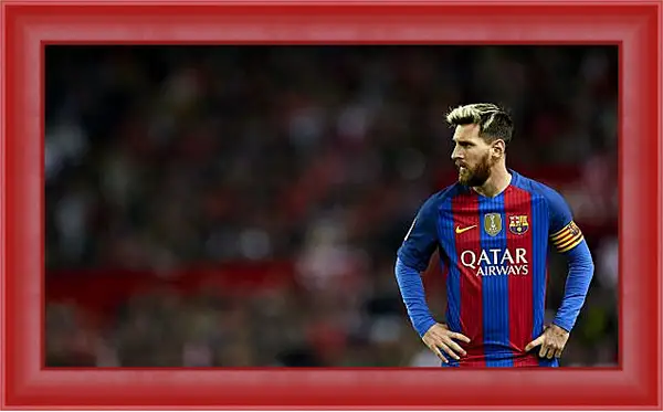 Картина в раме - Лионель Месси (Lionel Messi) Картина в раме - Лионель Месси (Lionel Messi)