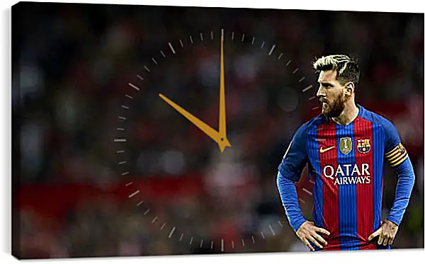 Часы картина - Лионель Месси (Lionel Messi) Часы картина - Лионель Месси (Lionel Messi)