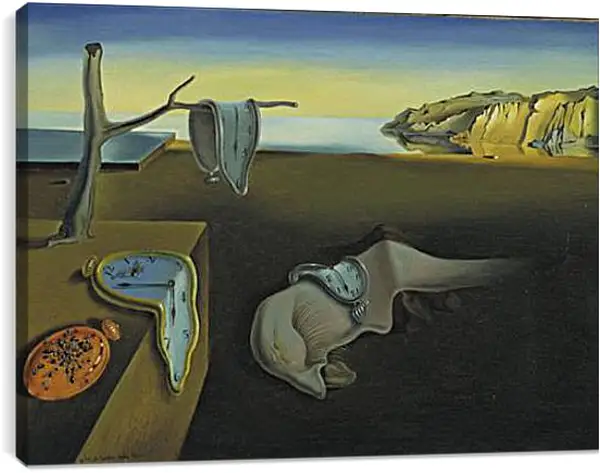 Постер на подрамнике - The Persistence of Memory. Сальвадор Дали Постер на подрамнике - The Persistence of Memory. Сальвадор Дали