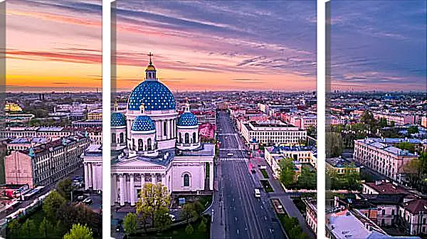 Модульная картина - Санкт-Петербург Храм Модульная картина - Санкт-Петербург Храм