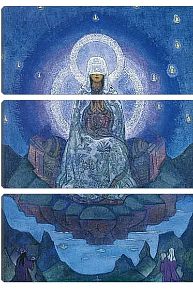 Модульная картина - Матерь Мира. Рерих Николай Модульная картина - Матерь Мира. Рерих Николай