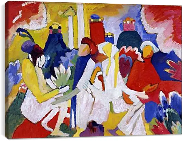 Постер на подрамнике - Orientalisches. Кандинский Василий Постер на подрамнике - Orientalisches. Кандинский Василий