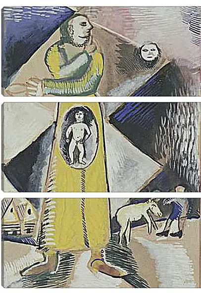 Модульная картина - Maternity. (Материнство) Марк Шагал Модульная картина - Maternity. (Материнство) Марк Шагал