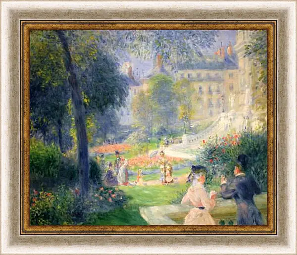 Картина в раме - Square at La Trinite. Пьер Огюст Ренуар Картина в раме - Square at La Trinite. Пьер Огюст Ренуар
