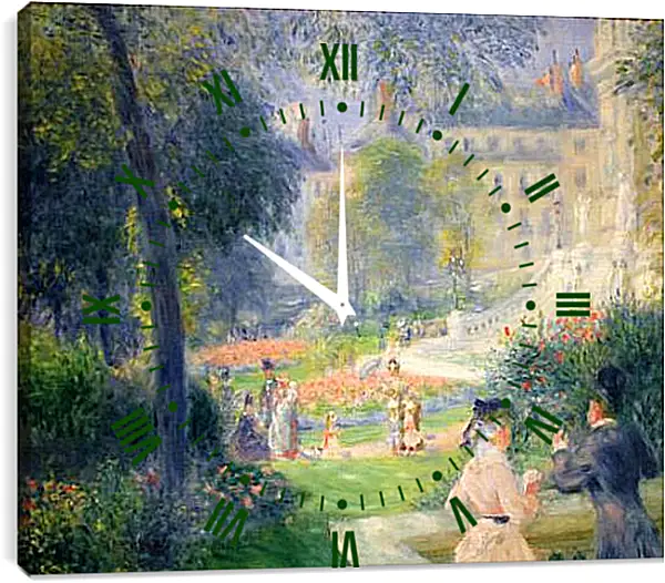 Часы картина - Square at La Trinite. Пьер Огюст Ренуар Часы картина - Square at La Trinite. Пьер Огюст Ренуар