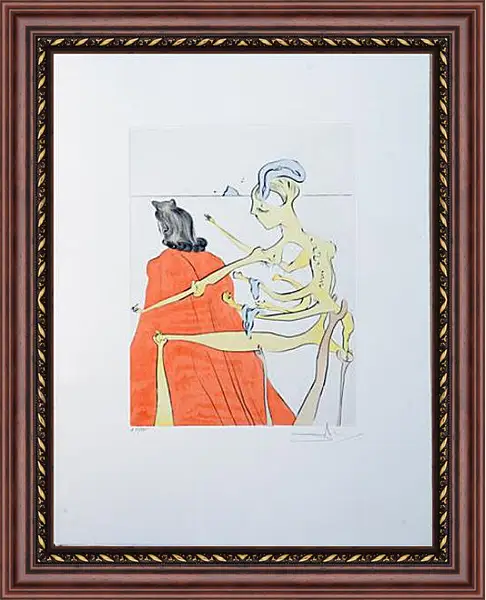 Картина в раме - Время и Гала. Сальвадор Дали Картина в раме - Время и Гала. Сальвадор Дали