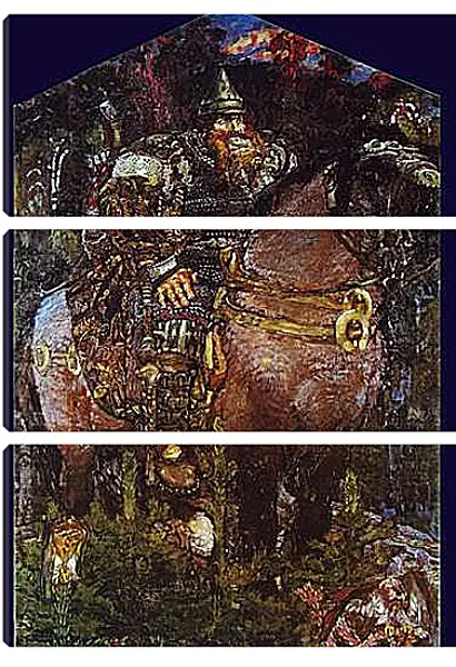 Модульная картина - Богатырь. Врубель Михаил Модульная картина - Богатырь. Врубель Михаил