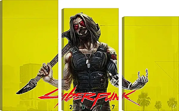 Модульная картина - Cyberpunk 2077 Модульная картина - Cyberpunk 2077
