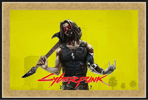 Картина в раме - Cyberpunk 2077 Картина в раме - Cyberpunk 2077