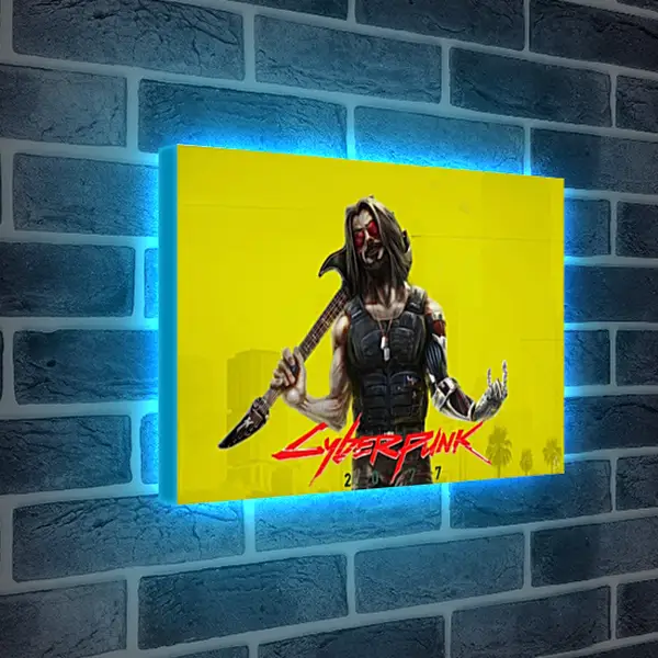 Лайтбокс световая панель - Cyberpunk 2077 Лайтбокс световая панель - Cyberpunk 2077
