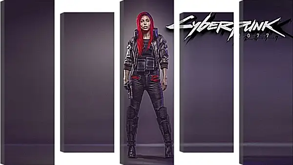 Модульная картина - Cyberpunk 2077 Модульная картина - Cyberpunk 2077