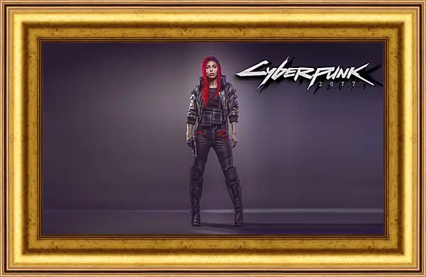 Картина в раме - Cyberpunk 2077 Картина в раме - Cyberpunk 2077