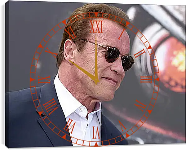 Часы картина - Арнольд Шварценеггер (Arnold Schwarzenegger) Часы картина - Арнольд Шварценеггер (Arnold Schwarzenegger)