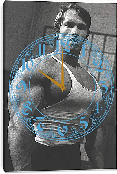 Часы картина - Арнольд Шварценеггер (Arnold Schwarzenegger) Часы картина - Арнольд Шварценеггер (Arnold Schwarzenegger)